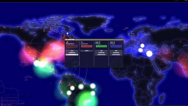 DEFCON Gameplay Screenshot
