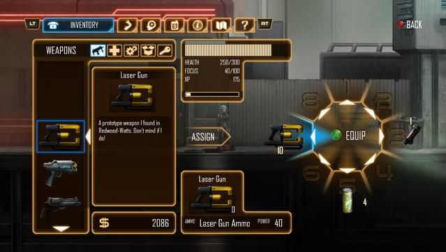 Dex Gameplay Screenshot