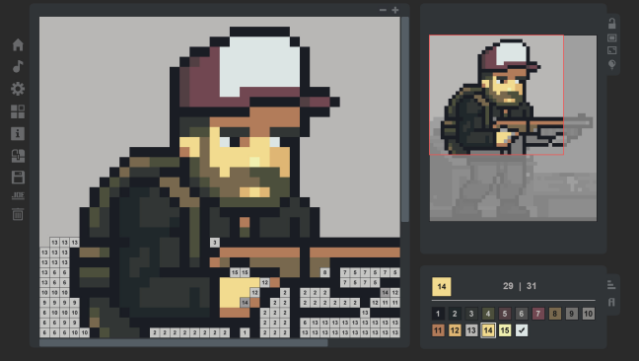 Coloring Game: Pixel Gameplay Screenshot