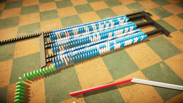 Domino Simulator Gameplay Screenshot