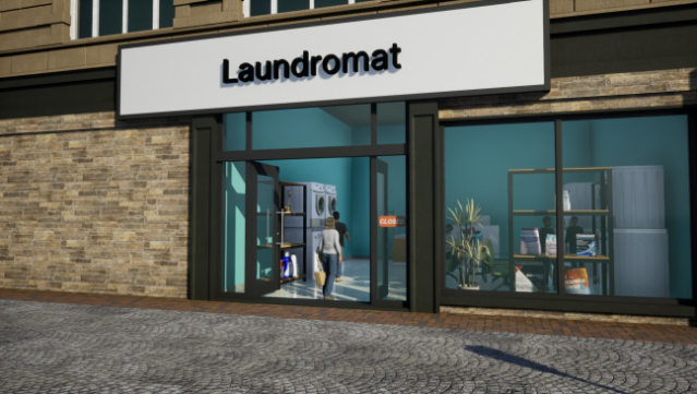 Laundromat Manager Simulator PC Screenshot