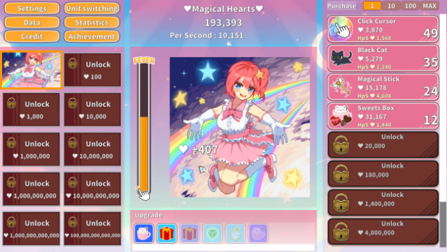 Magical Girl Clicker PC Screenshot