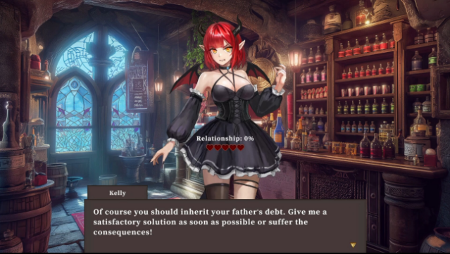 Merchant in Dungeon Gameplay Screenshot