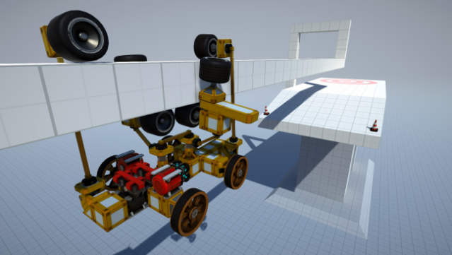 World of Contraptions Gameplay Screenshot